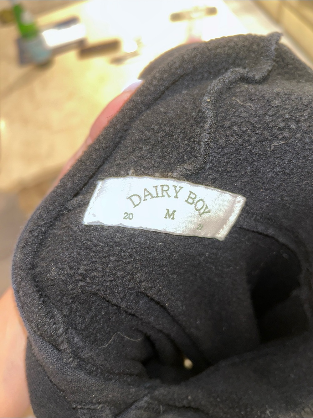 Dairy Boy Black Graphic Pullover Hoodie - Picture 3 of 3